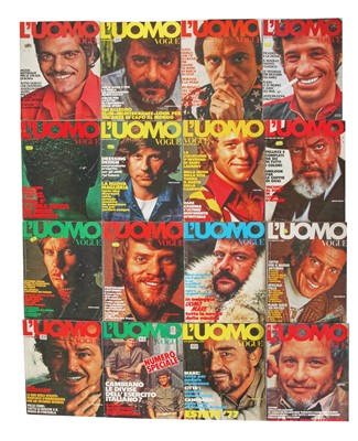 Lot 102 - A group of early Vogue L'Uomo, 1970s