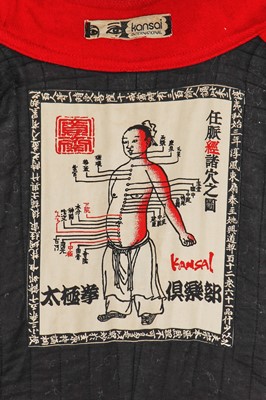 Lot 74 - A Kansai Yamamoto men's red wool parachute jacket, Autumn-Winter 1983-84