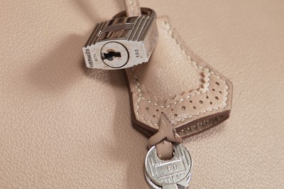 Lot 49 - An Hermès Étoupe & Argile swift leather ghillies birkin 35, 2012