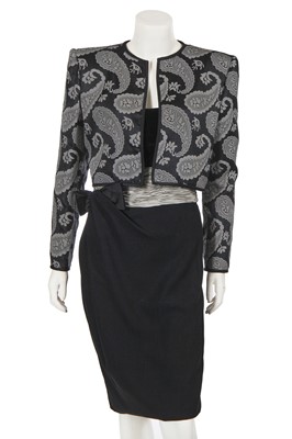Lot 459 - A Valentino cocktail ensemble, Autumn-Winter 1985-86