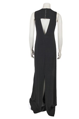 Lot 226 - A John Galliano by Bill Gaytten black crêpe evening dress, Autumn-Winter 2015-16