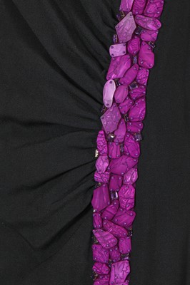 Lot 226 - A John Galliano by Bill Gaytten black crêpe evening dress, Autumn-Winter 2015-16