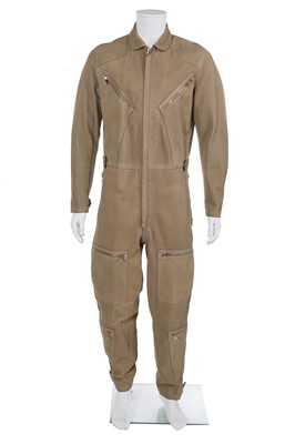 Lot 6 - A Louis Vuitton by Kim Jones tan leather jumpsuit, Spring-Summer 2015