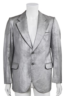 Lot 75 - A Maison Martin Margiela artisanal painted blazer, Autumn-Winter 1999-2000