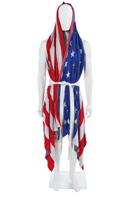 Lot 41 - A Bernhard Willhelm cotton jersey American Flag top, Spring-Summer 2008