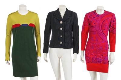 Lot 387 - Two Gianni Versace dresses and a jacket, 1980s