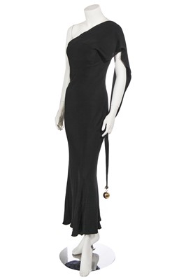 Lot 310 - A Jean Paul Gaultier black rayon blend dress, late 1990s