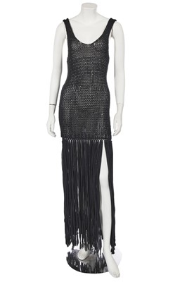 Lot 324 - A Jean Paul Gaultier black polyamide dress, 'She Wolf' collection, Spring-Summer 1993