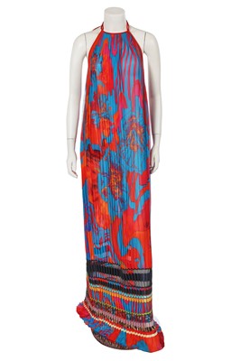 Lot 227 - A Roberto Cavalli pleated silk dress, Spring-Summer 2015