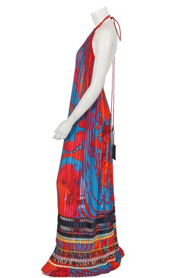 Lot 227 - A Roberto Cavalli pleated silk dress, Spring-Summer 2015