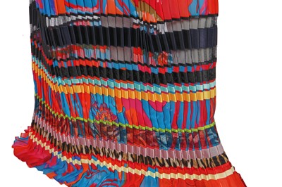 Lot 227 - A Roberto Cavalli pleated silk dress, Spring-Summer 2015