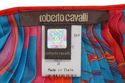 Lot 227 - A Roberto Cavalli pleated silk dress, Spring-Summer 2015