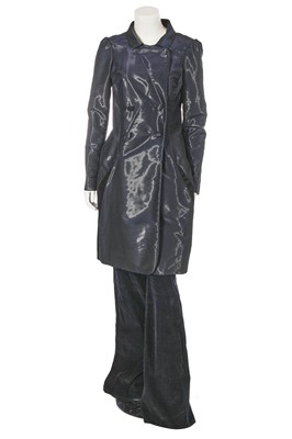 Lot 223 - A Balenciaga by Alexander Wang black polyester coat, commercial collection 2016