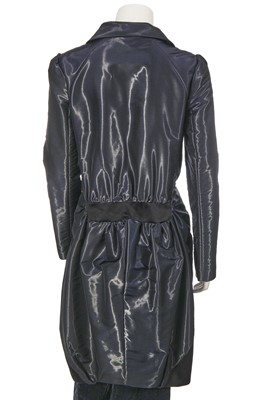 Lot 223 - A Balenciaga by Alexander Wang black polyester coat, commercial collection 2016