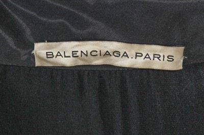 Lot 223 - A Balenciaga by Alexander Wang black polyester coat, commercial collection 2016