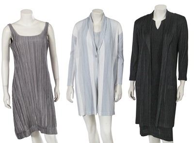Lot 281 - A group of Issey Miyake pleated polyester garments, 2000s-2010s