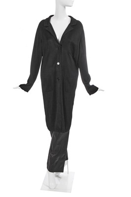 Lot 72 - Marianne Faithfull's black Chanel by Karl Lagerfeld ensemble, 2000s