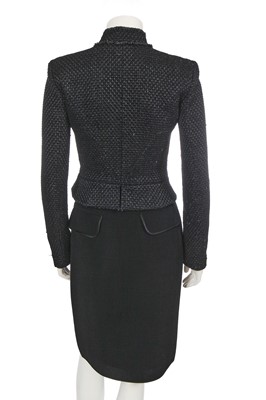 Lot 159 - A Chanel by Karl Lagerfeld black tweed jacket, Autumn-Winter 2009-10