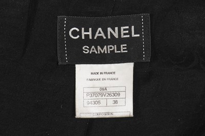 Lot 159 - A Chanel by Karl Lagerfeld black tweed jacket, Autumn-Winter 2009-10