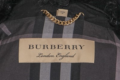 Lot 224 - A Burberry by Christopher Bailey black cotton trench coat, circa 2016