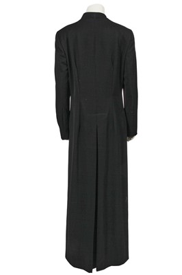 Lot 306 - A Dolce and Gabbana black wool cassock, Autumn-Winter 1997-98