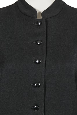 Lot 306 - A Dolce and Gabbana black wool cassock, Autumn-Winter 1997-98