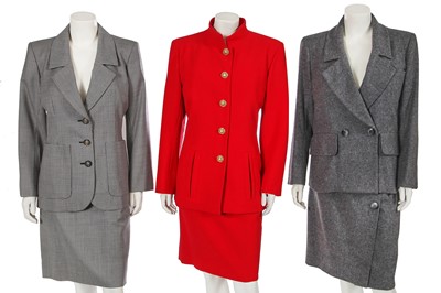 Lot 376 - Three Yves Saint Laurent suits, 1990s