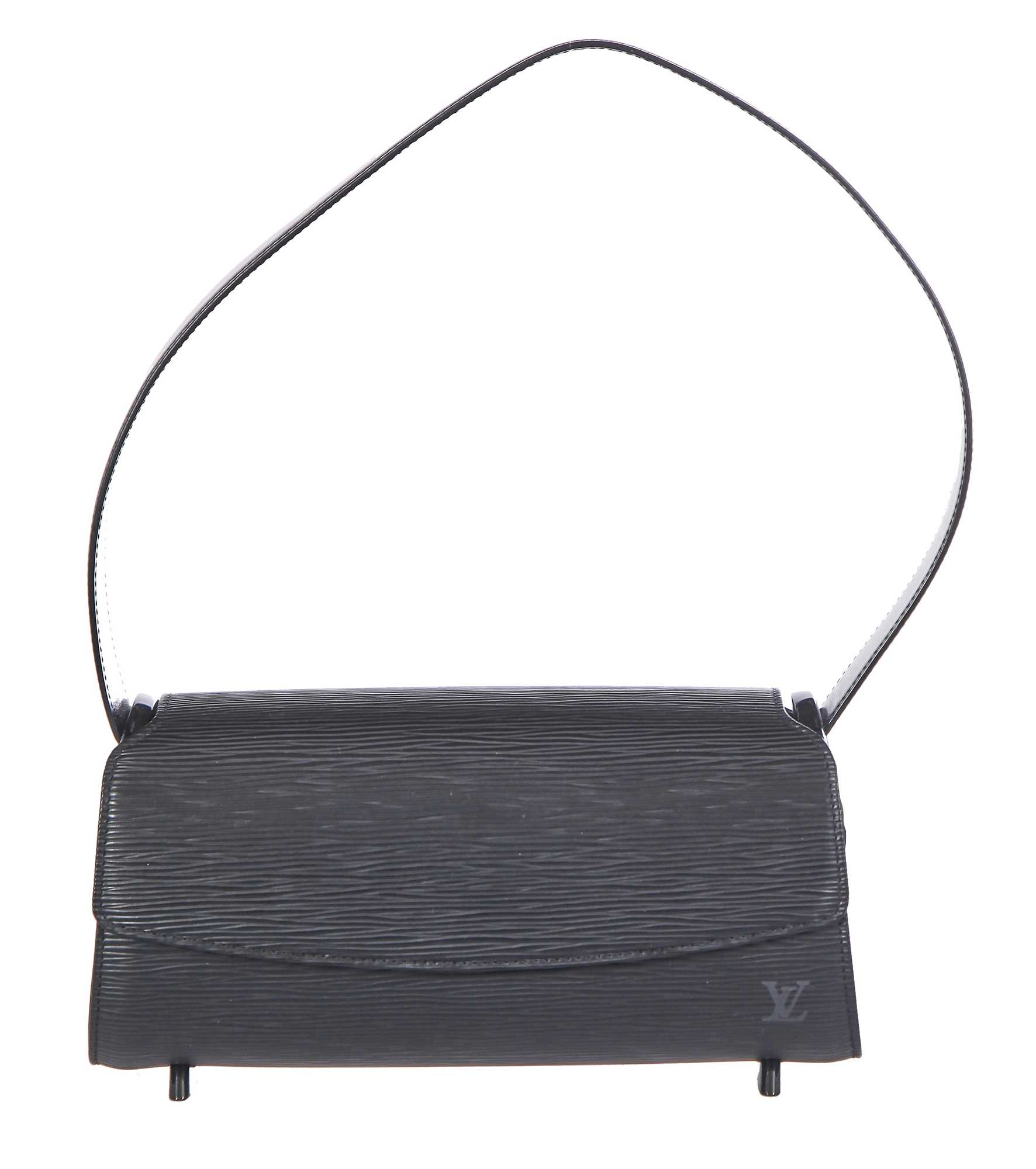 Lot 174 - A Louis Vuitton black Epi leather Nocturne bag, 1990s