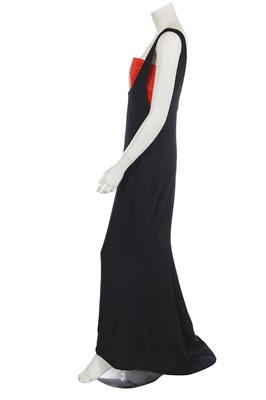 Lot 341 - A Gianni Versace black wool crêpe dress, Autumn-Winter 1991-92