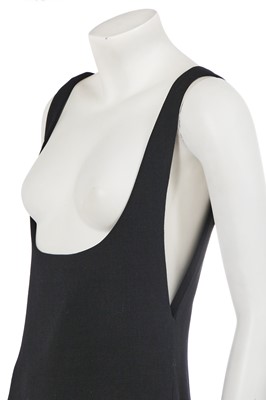 Lot 341 - A Gianni Versace black wool crêpe dress, Autumn-Winter 1991-92