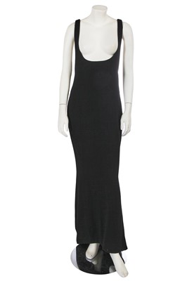 Lot 341 - A Gianni Versace black wool crêpe dress, Autumn-Winter 1991-92