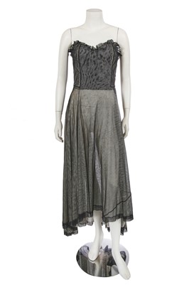 Lot 242 - An Alexander McQueen corsetted tulle dress, pre-collection 2007