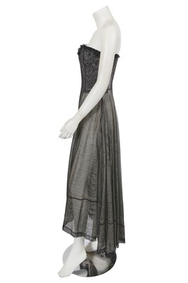 Lot 242 - An Alexander McQueen corsetted tulle dress, pre-collection 2007