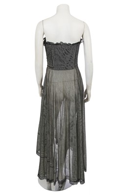 Lot 242 - An Alexander McQueen corsetted tulle dress, pre-collection 2007