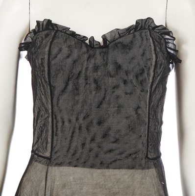Lot 242 - An Alexander McQueen corsetted tulle dress, pre-collection 2007