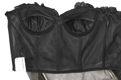 Lot 242 - An Alexander McQueen corsetted tulle dress, pre-collection 2007