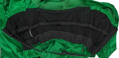 Lot 489 - An Hubert de Givenchy haute couture green satin dress, mid-late 1980s