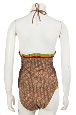 Lot 249 - A Christian Dior by John Galliano trotter weave nylon bikini, circa 2004
