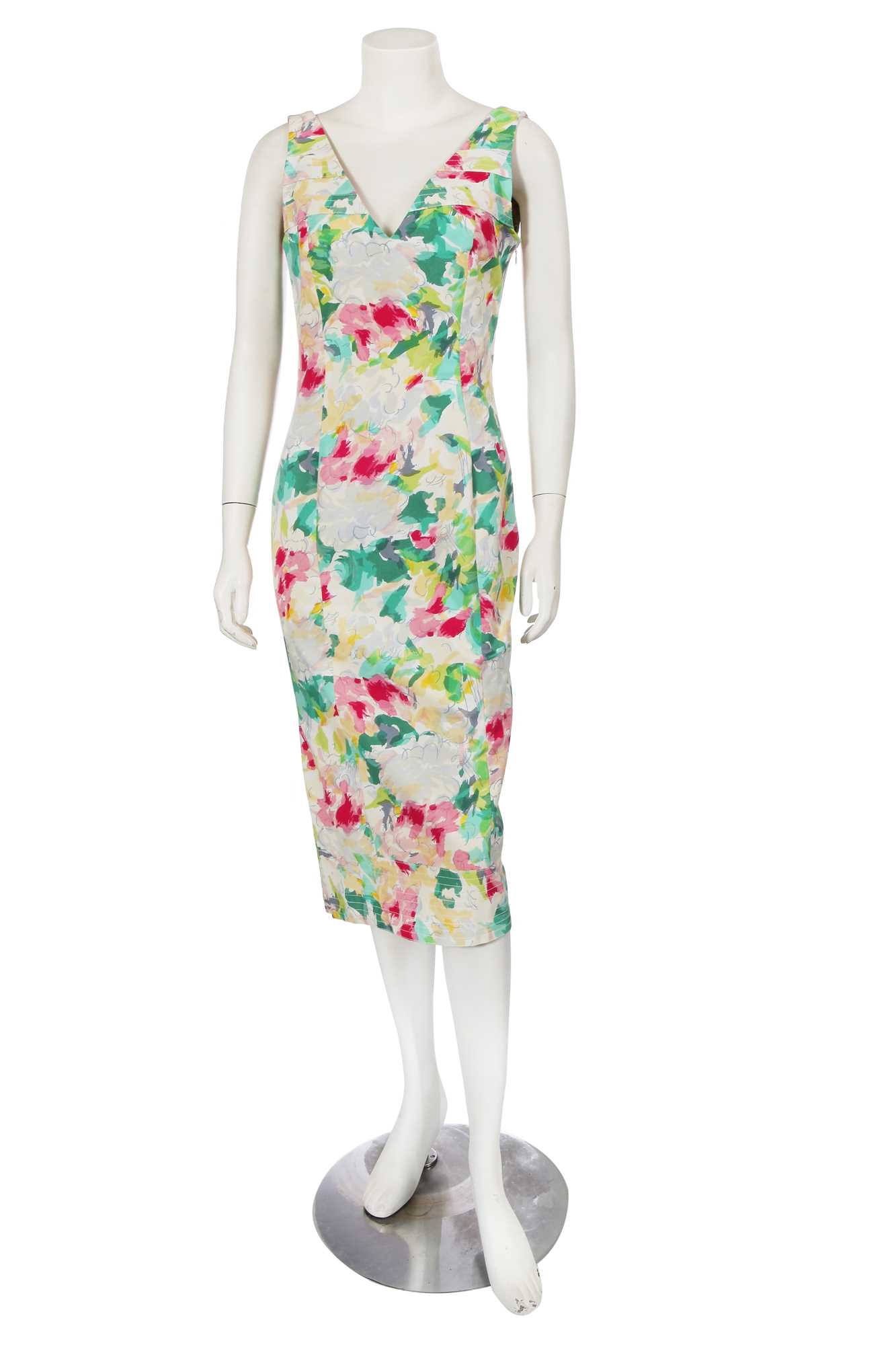 Lot 246 - A John Galliano printed cotton dress, Spring-Summer 2005