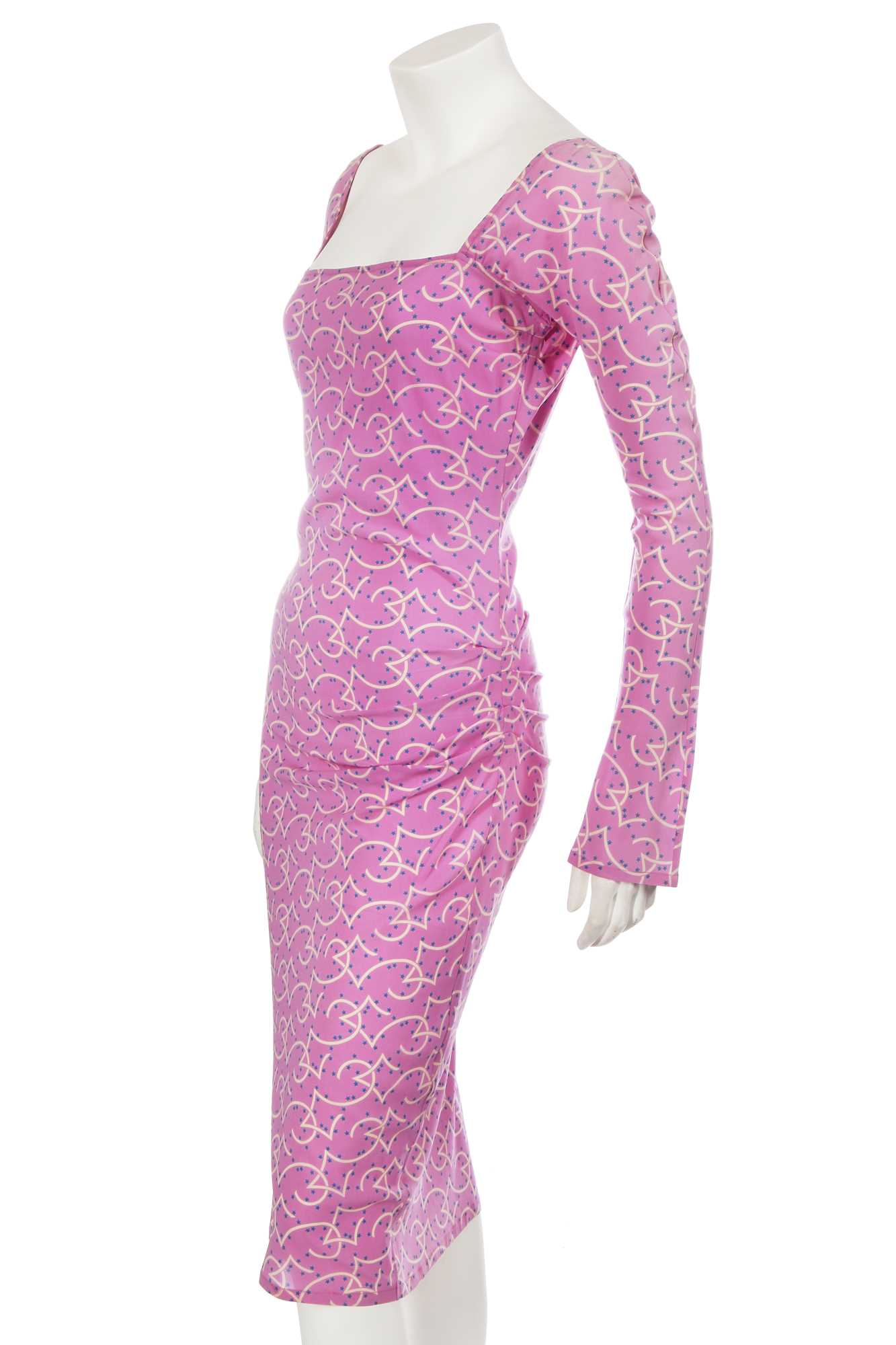 Lot 305 - A Versace printed silk dress, Spring-Summer 1998