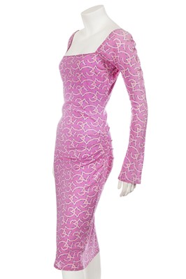 Lot 305 - A Versace printed silk dress, Spring-Summer 1998