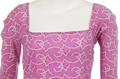 Lot 305 - A Versace printed silk dress, Spring-Summer 1998