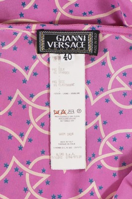 Lot 305 - A Versace printed silk dress, Spring-Summer 1998