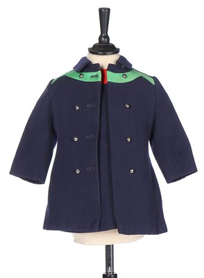 Lot 117 - Two Louis Feraud navy wool children's...