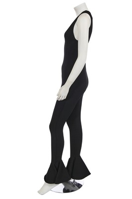 Lot 323 - A Gianni Versace black viscose jumpsuit, Spring-Summer 1993
