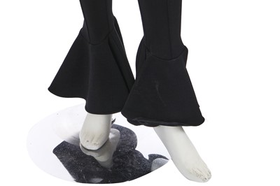 Lot 323 - A Gianni Versace black viscose jumpsuit, Spring-Summer 1993