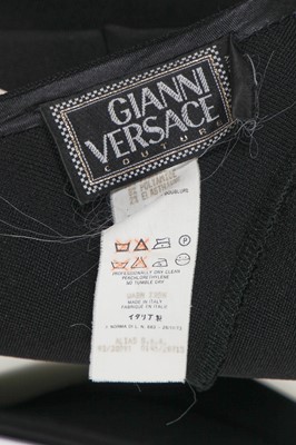 Lot 323 - A Gianni Versace black viscose jumpsuit, Spring-Summer 1993