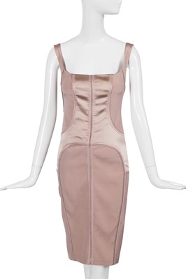 Lot 127 - A Gucci by Tom Ford nude silk-blend bodycon dress, Autumn-Winter 2003-04