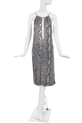 Lot 128 - A Gucci by Tom Ford snake-print rayon jersey dress, Spring-Summer 2000