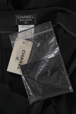 Lot 162 - A pair of Chanel by Karl Lagerfeld black wool trousers, Spring-Summer 1999